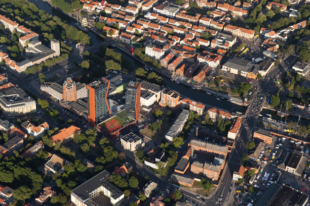 克莱佩达的鸟瞰图图片下载