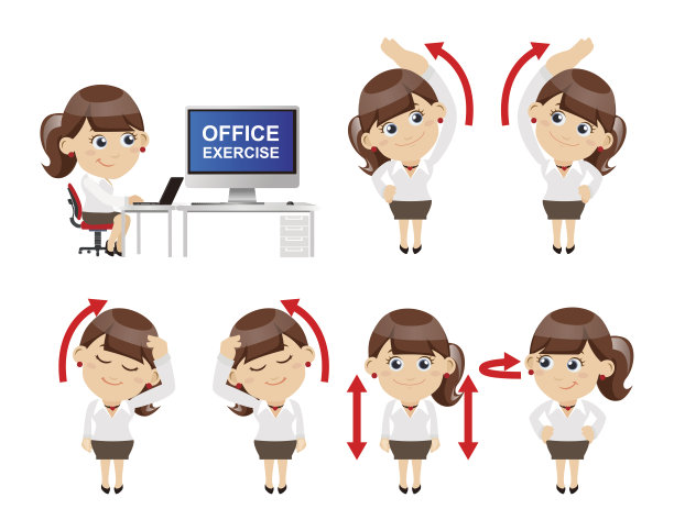 办公室综合症图片下载