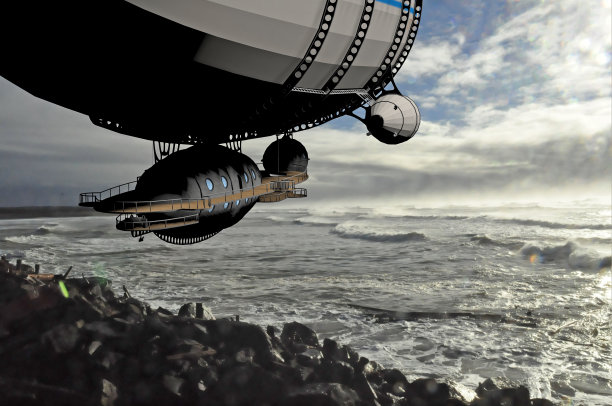 比空气轻的飞船图片下载