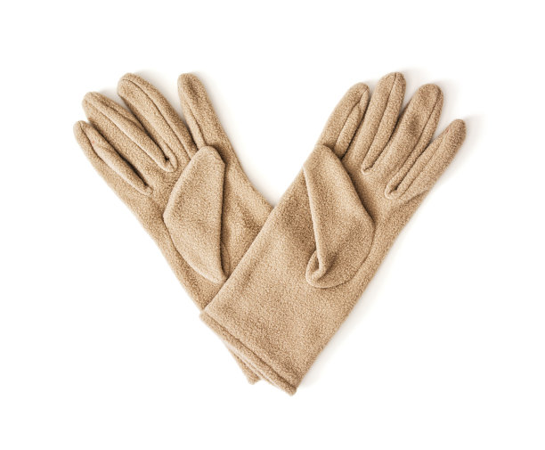 隔离女性的纺织手套，美丽而时尚图片下载