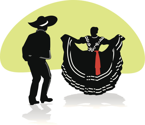 墨西哥民俗舞蹈图片下载