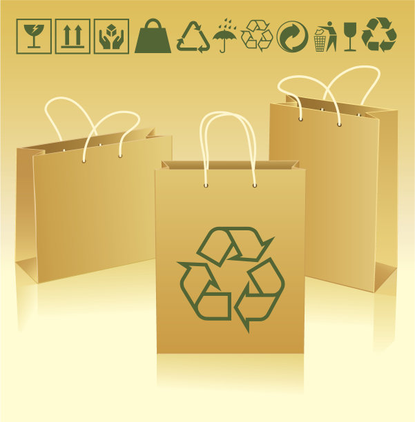 生态纸袋图片下载