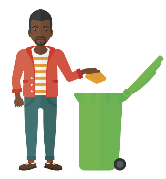 人扔垃圾图片下载