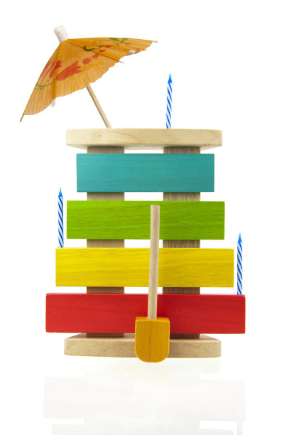 装饰儿童木琴孤立的白色图片下载