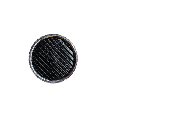 扬声器隔离在白色上图片下载