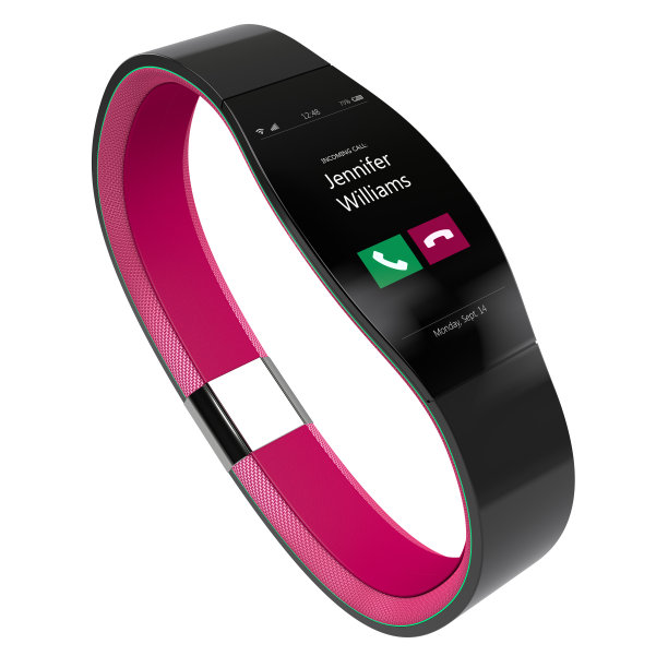 显示来电的可穿戴移动设备图片下载