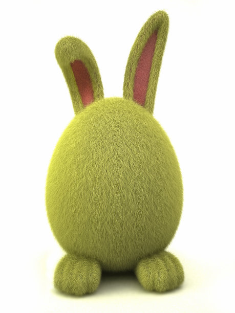 黄色的蛋兔子图片下载