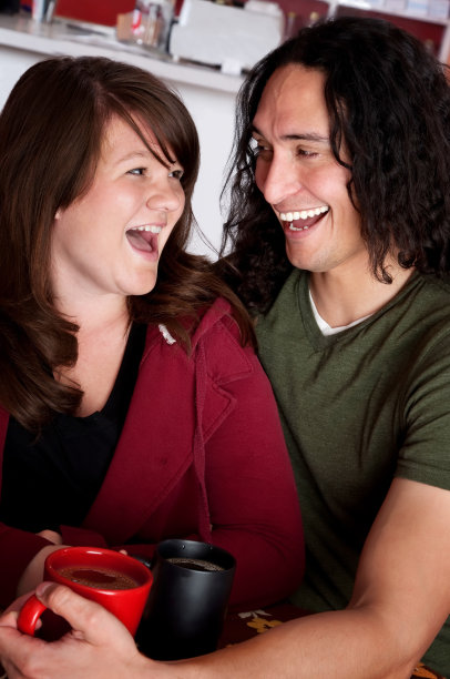 咖啡店里的情侣图片下载