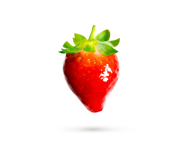糖果草莓孤立图片下载