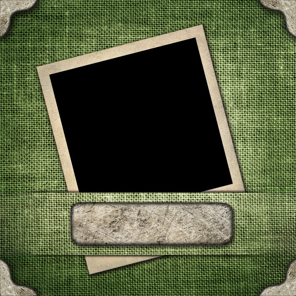 亚麻布背景上的老式照片图片下载