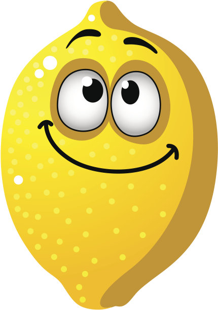 有趣的卡通柠檬水果图片下载