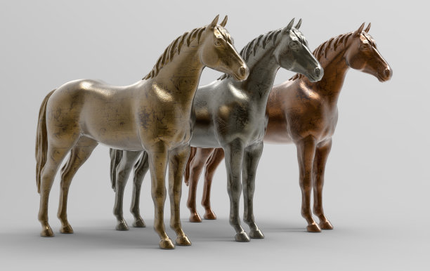 马-金属图片下载