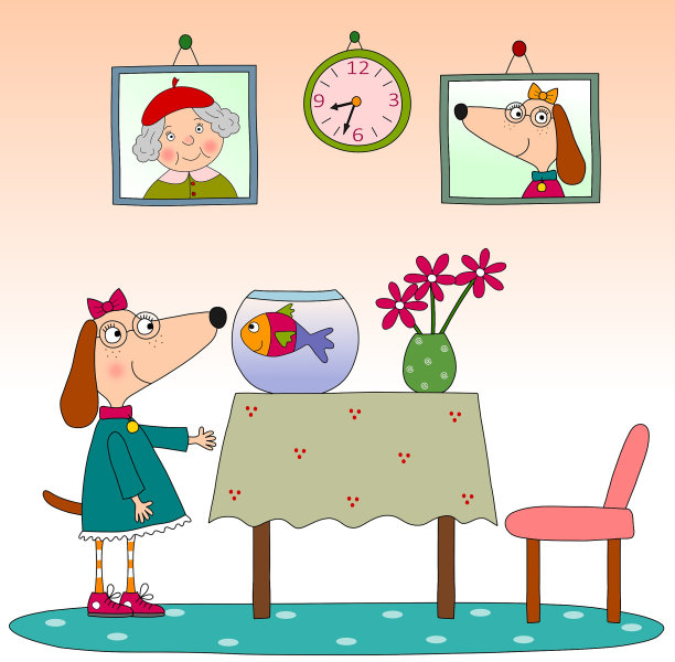 狗和鱼图片下载