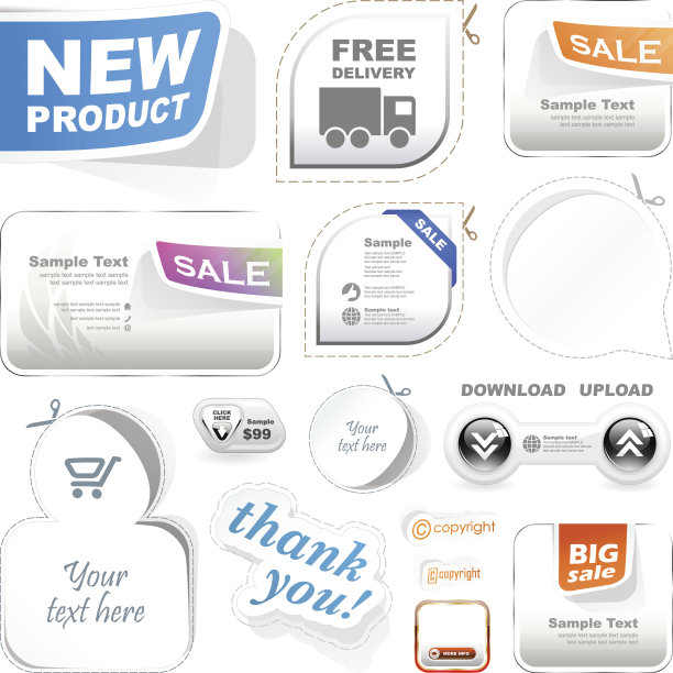 销售设计元素图片下载