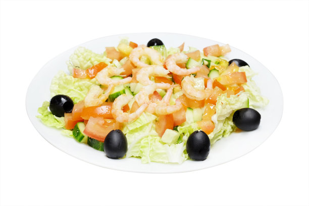 虾仁沙拉图片下载
