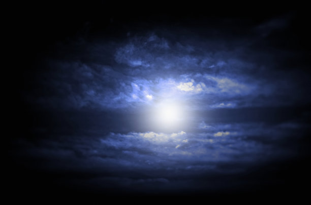 美丽抽象的夜云图片下载