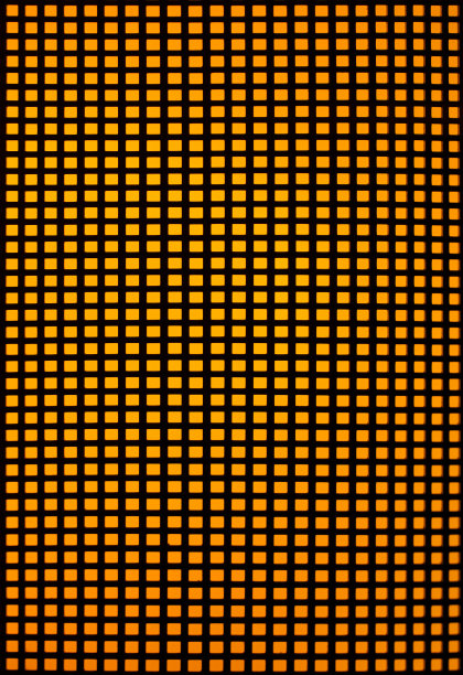 带有黄色背光的黑洞网格图片下载