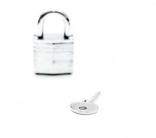 隔离钥匙和挂锁图片下载