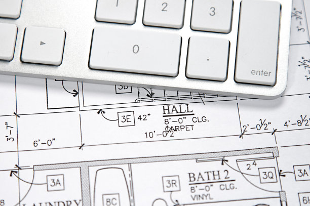 电脑的蓝图图片下载