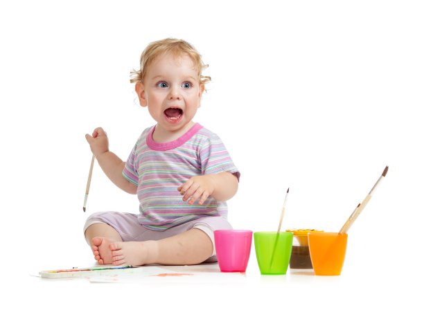 张大嘴巴的滑稽小孩图片下载