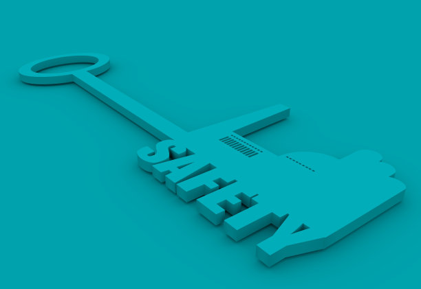 插画概念，手握行业安全钥匙图片下载