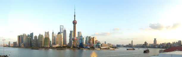 上海的现代建筑城市景观全景照片天际线图片下载