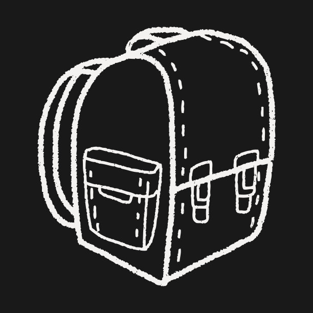 涂鸦的书包图片下载