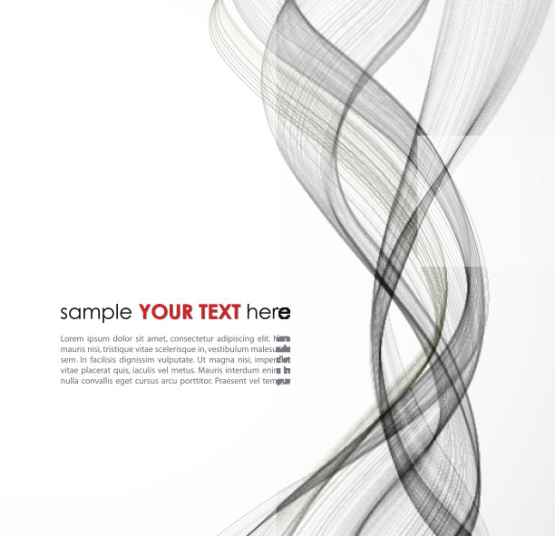 向量抽象线背景。模板设计图片下载