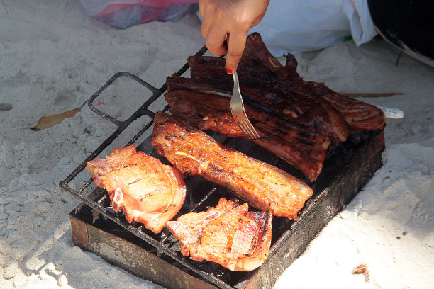 海滩烧烤、菲律宾图片下载