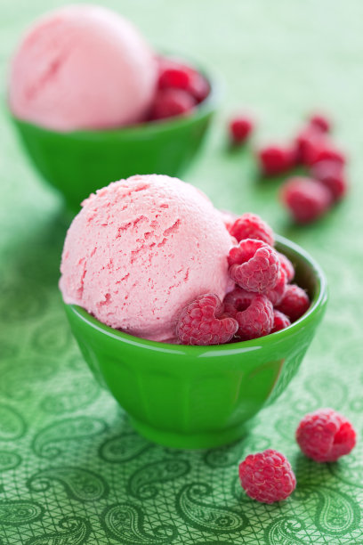 覆盆子冰淇淋图片下载