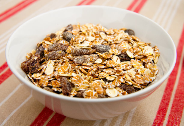 牛奶什锦早餐碗图片下载