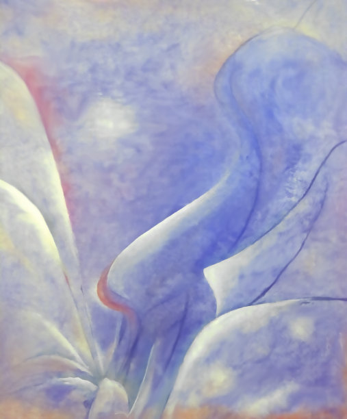 舒适-原创抽象油画图片下载