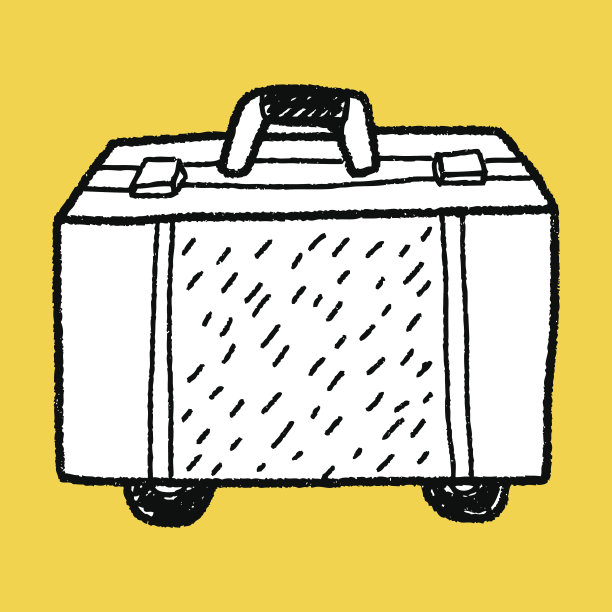 涂鸦旅行袋图片下载