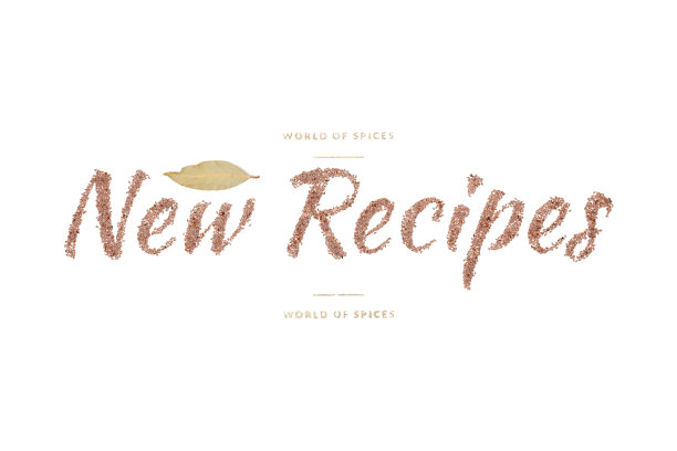 新的食谱，香料和香草在白色的背景图片下载