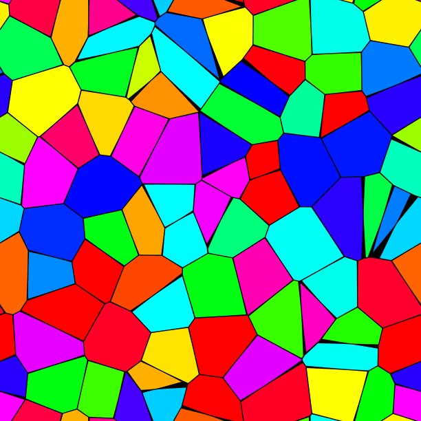 彩虹马赛克无缝纹理图片下载