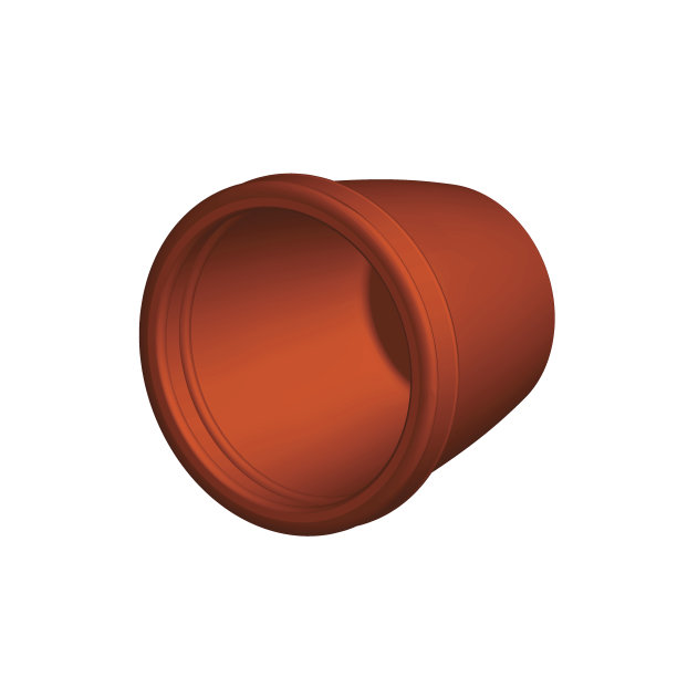 花盆的插图，矢量孤立在白色的背景图片下载