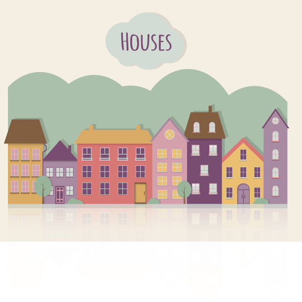 复古的公寓房子图片下载