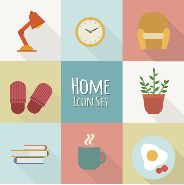 Home items图标集。图片下载