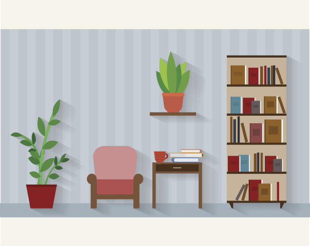 内阁平面插图图片下载