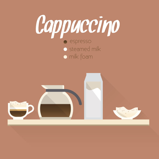 卡布奇诺平面图标图片下载