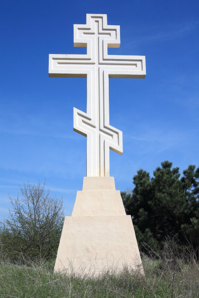 石头十字架图片下载