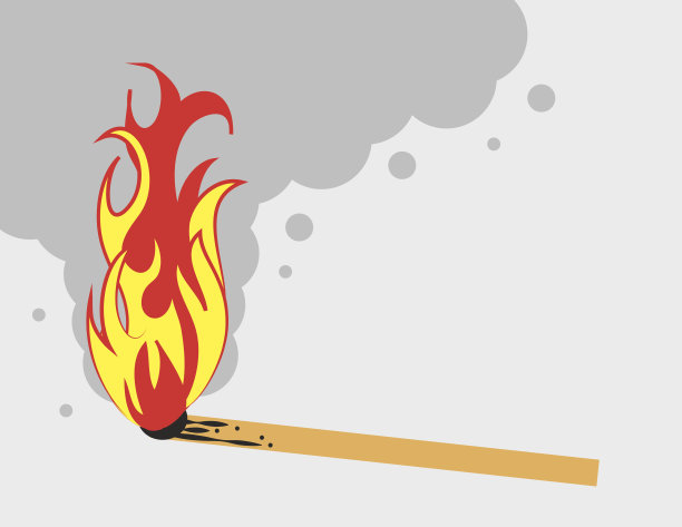 火柴点燃图片下载