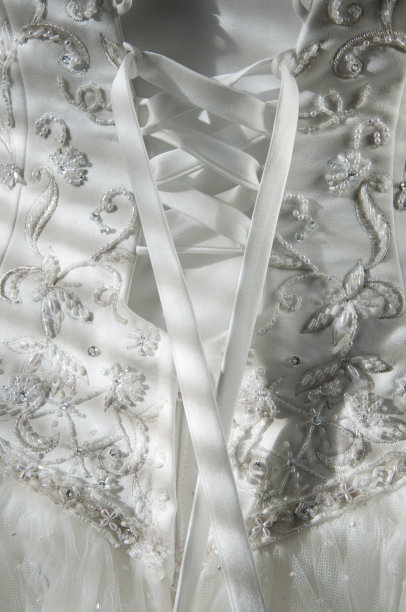 婚纱的细节图片下载