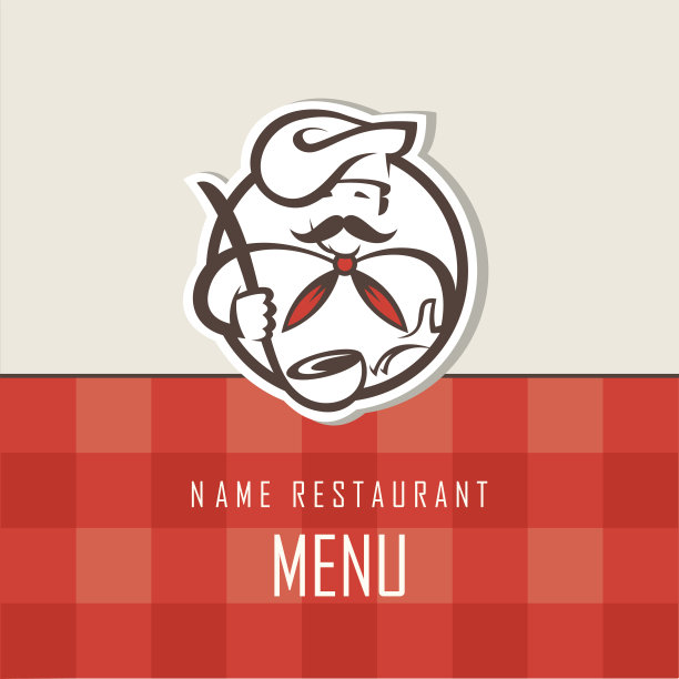 厨师菜单设计图片下载