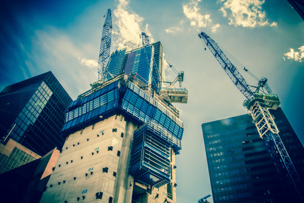 伦敦市内正在建设的建筑物图片下载