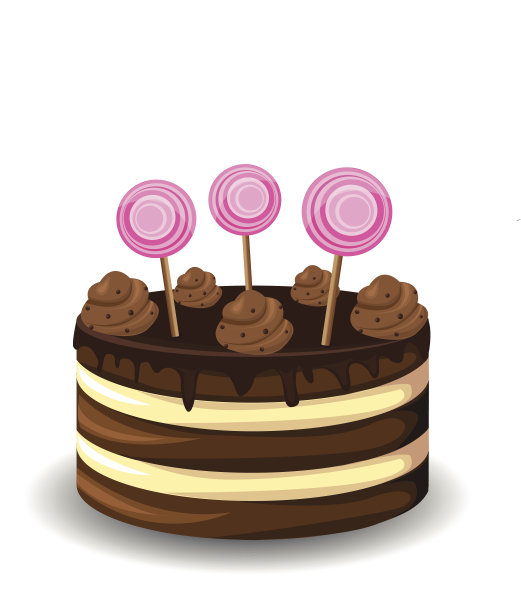 甜的巧克力蛋糕图片下载