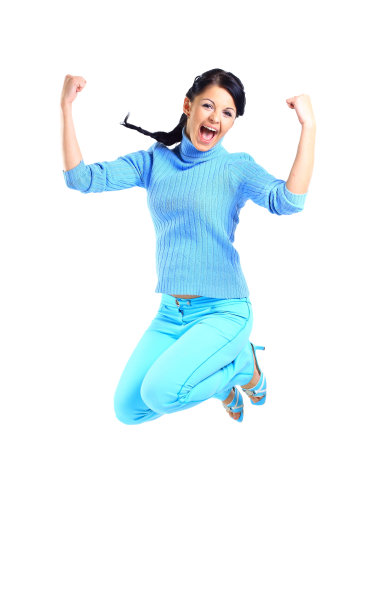 被孤立在白人背景下的大学生图片下载