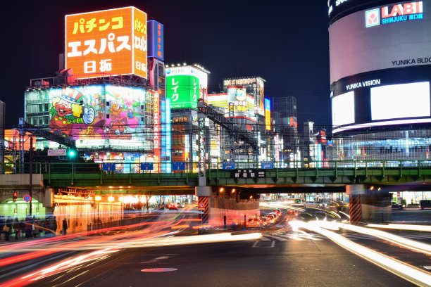 新宿夜景图片下载