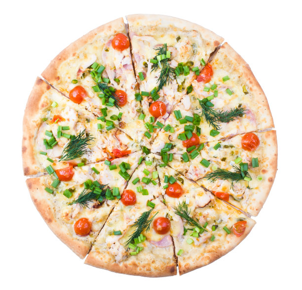 樱桃火腿芝士披萨图片下载