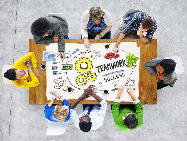 团队合作团队合作会议头脑风暴想法图片下载